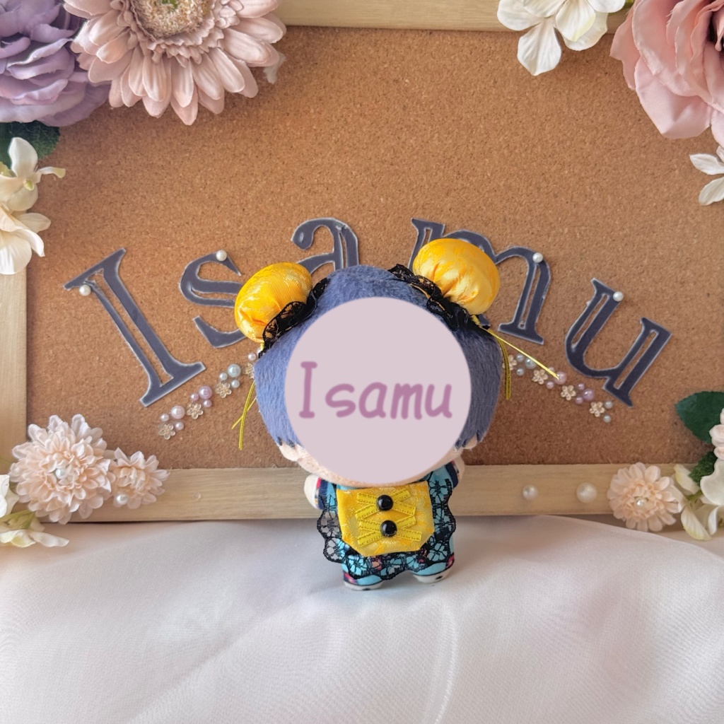 チャイナスタイ&ヘッドドレス 【イエロー×ブラック】