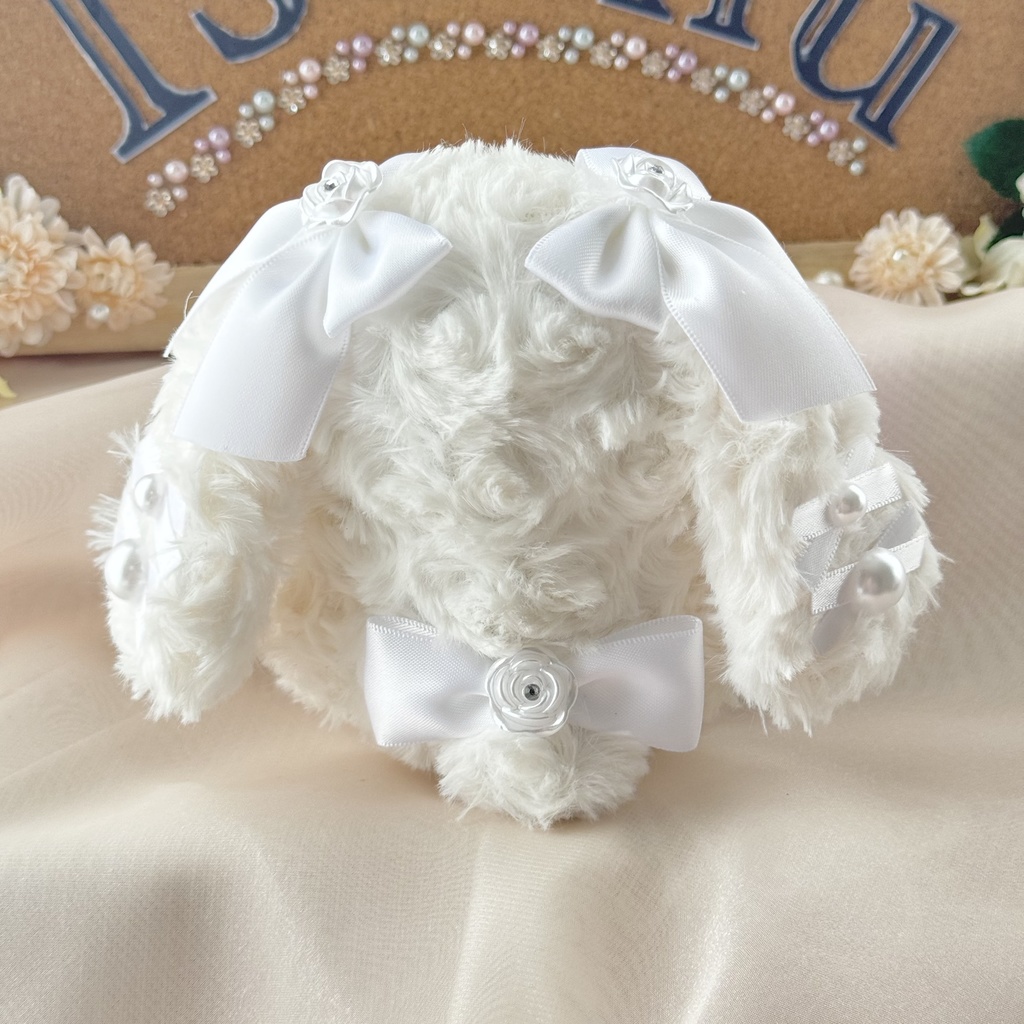 10cmおすわりぬい服 【エンジェルうさちゃん②】