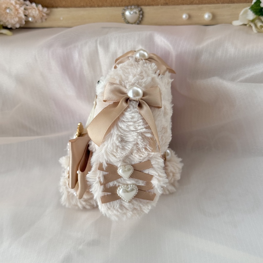 10cmおすわりぬい服 【ミルクティー】