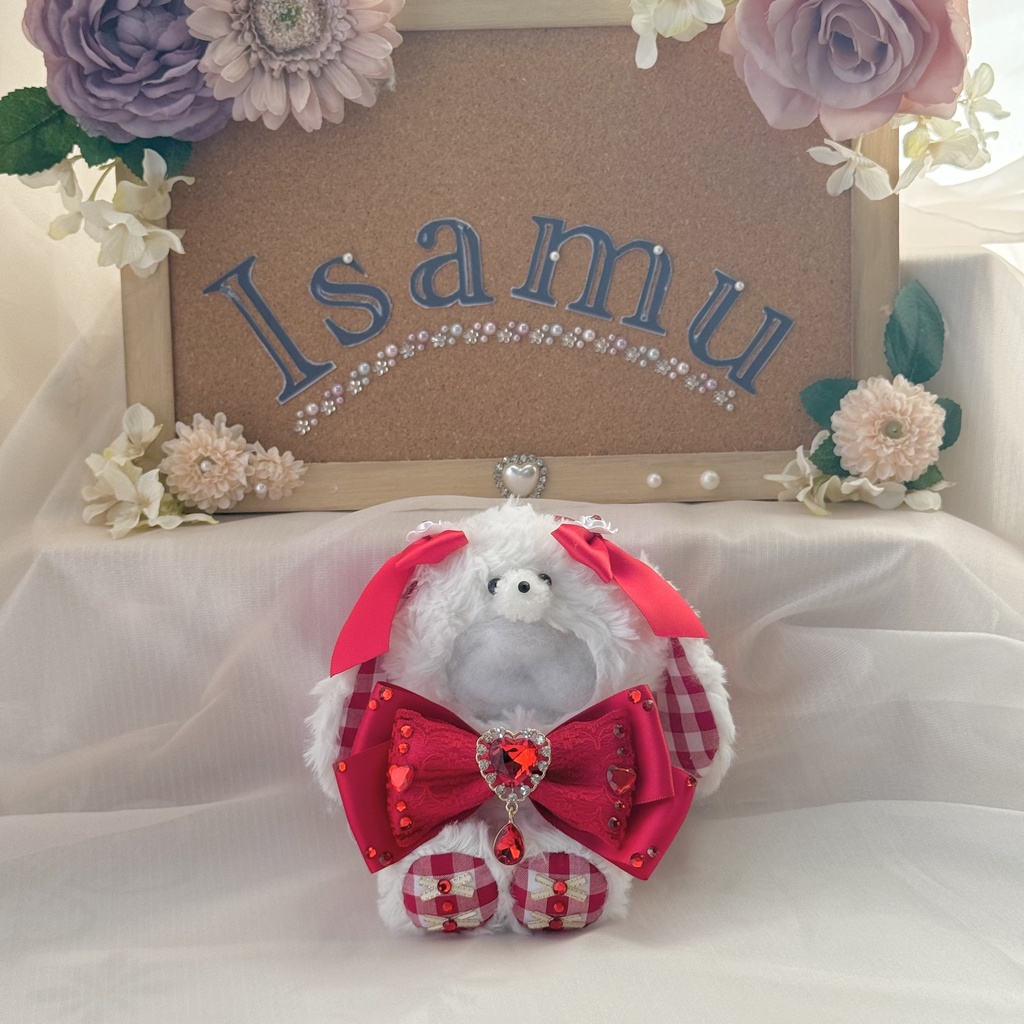 10cmおすわりぬい服 【ギンガムチェック】