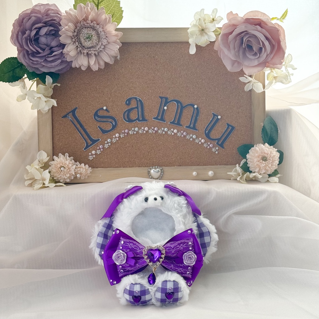 10cmおすわりぬい服 【ギンガムチェック】