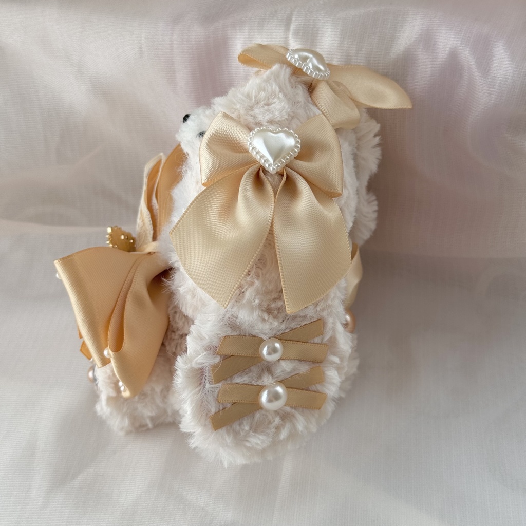 10cmおすわりぬい服 【はちみつミルクティー】