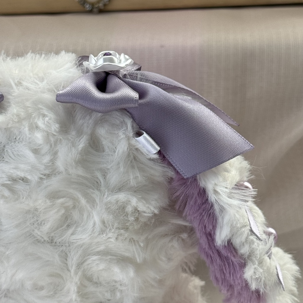 12cmおすわりぬい服 【グレー&紫】