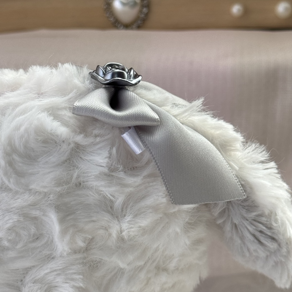 12cmおすわりぬい服 【グレー&紫】