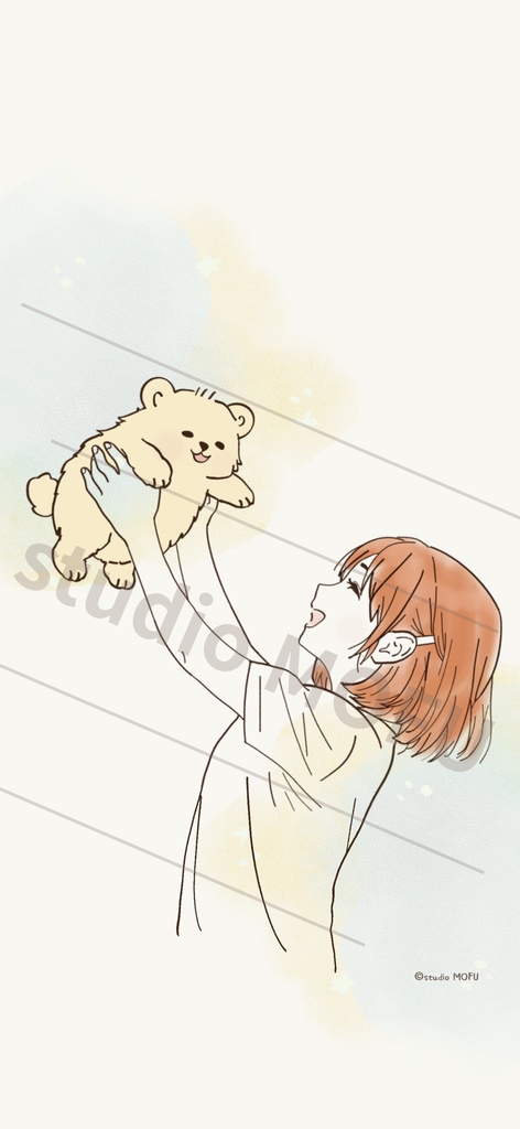 携帯待受用 studio MOFU｜いっしょに、空まで。