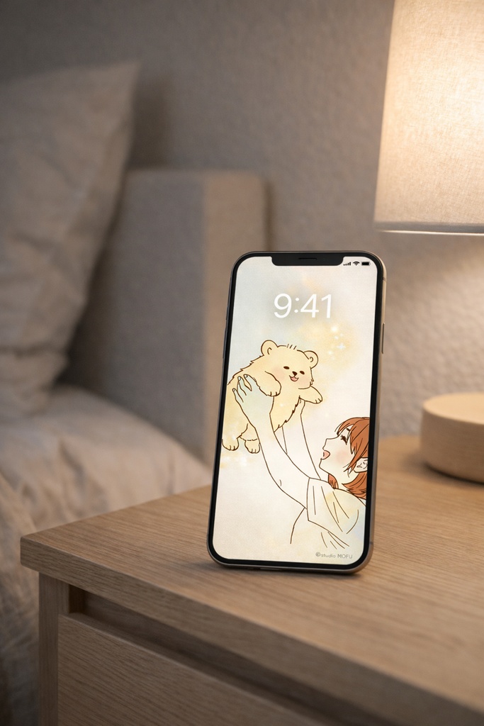 携帯待受用 studio MOFU|いっしょに、空まで。