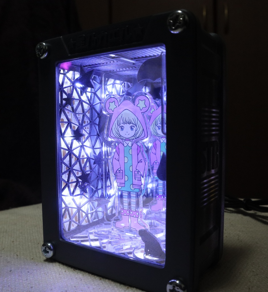 無限ミラーボックス3Dプリンタ用データ