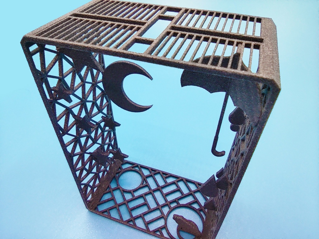 無限ミラーボックス3Dプリンタ用データ