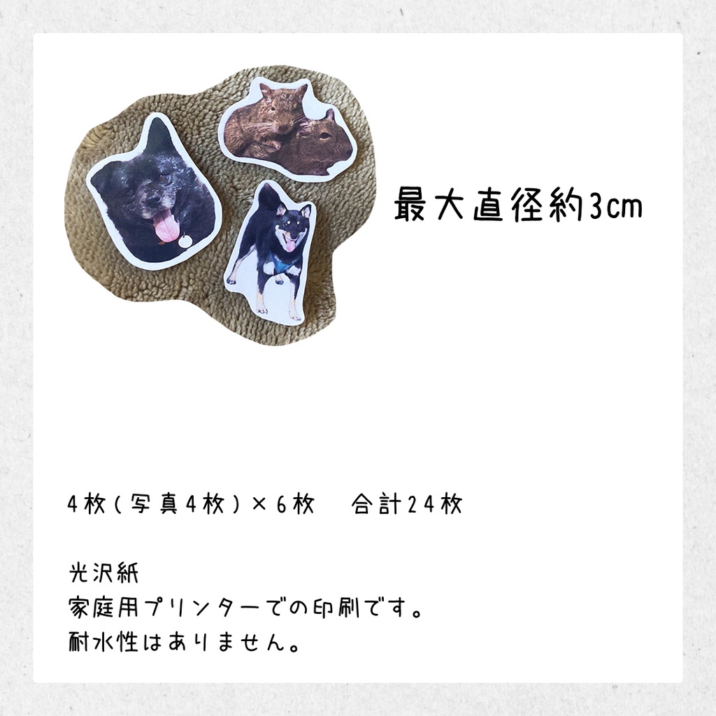 【モニター様募集】うちのこフレークシール