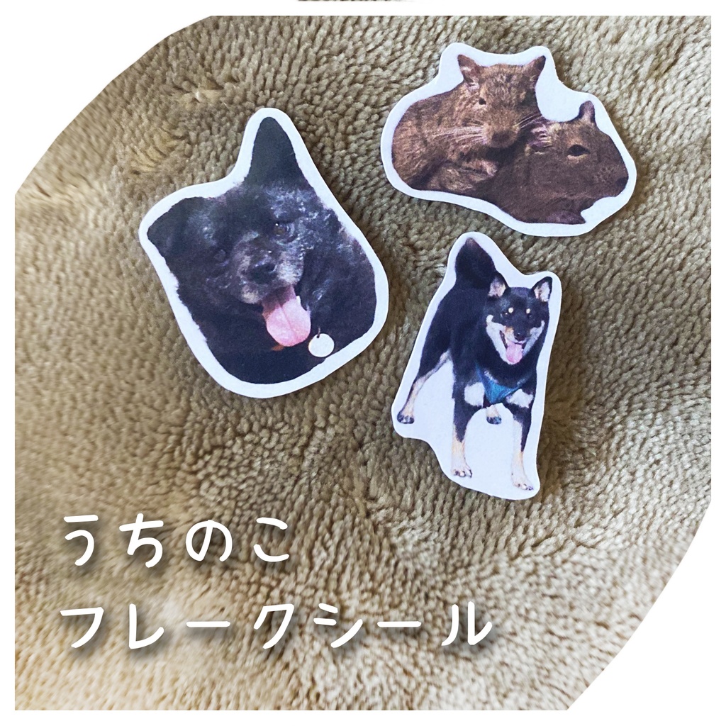 【モニター様募集】うちのこフレークシール