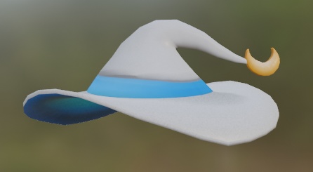 Witch Hat FBX (Rigged + PSD Available)