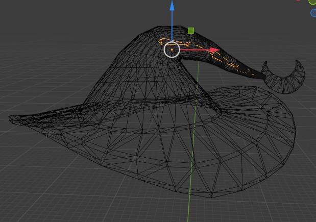 Witch Hat FBX (Rigged + PSD Available)
