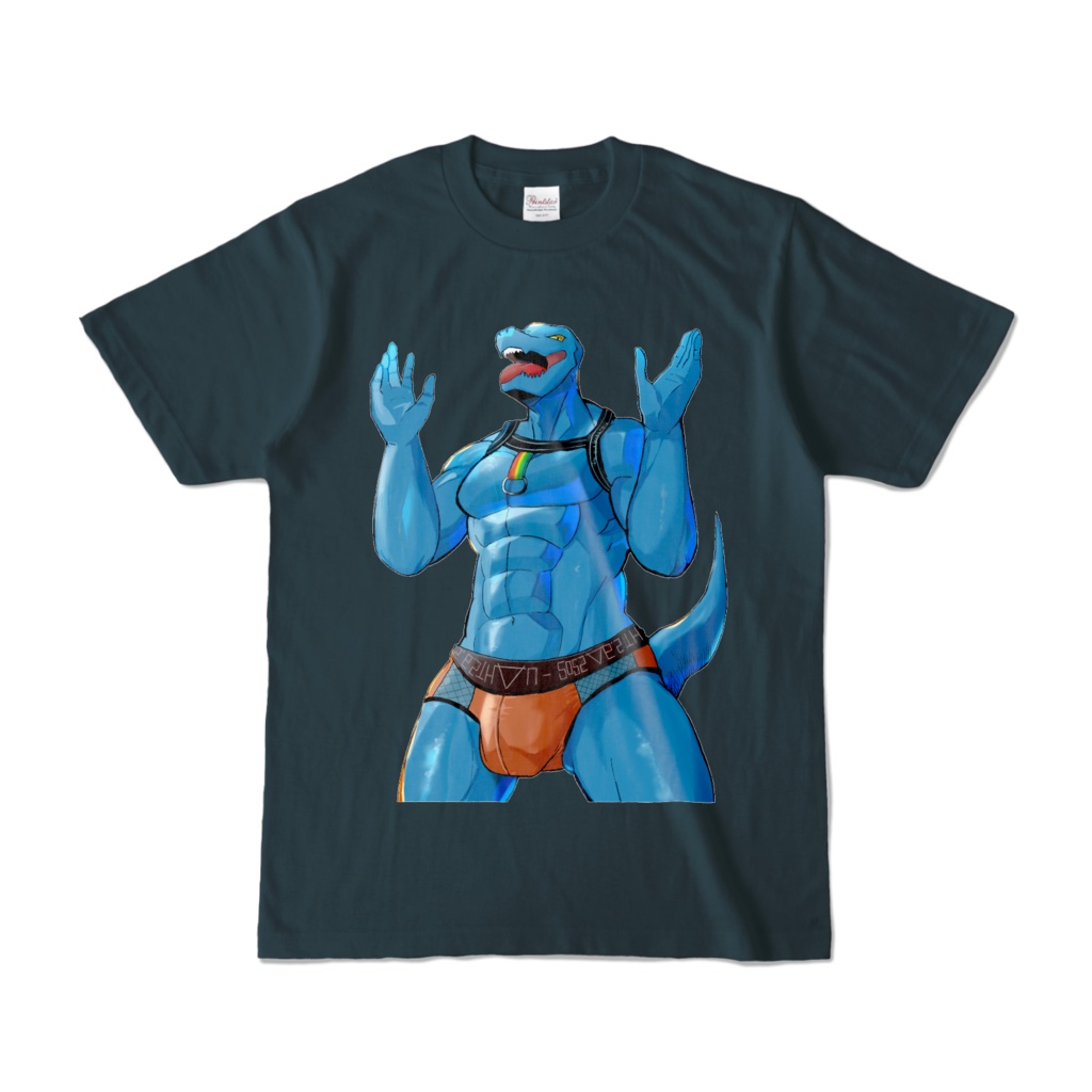 成人恐竜男性君 Tシャツ
