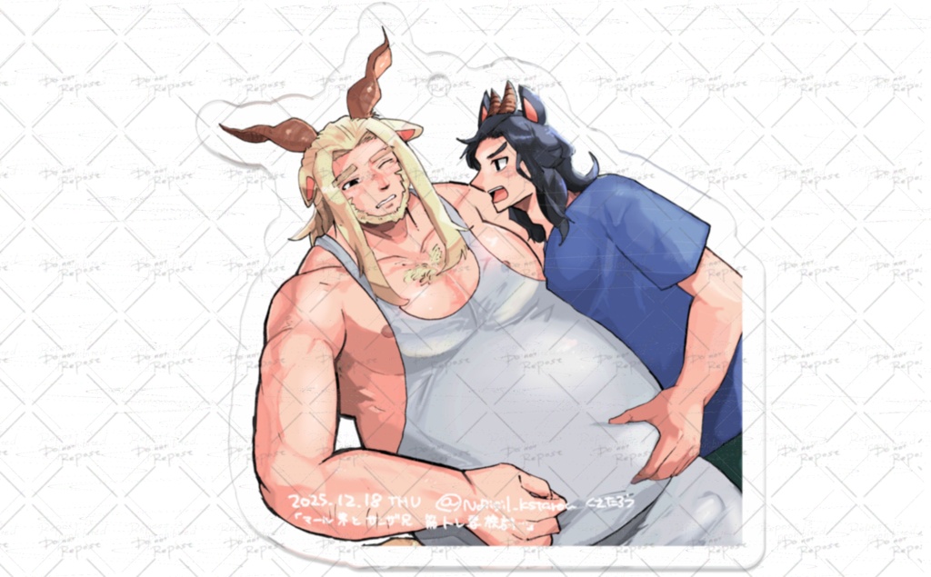 鹿兄弟　筋トレ要検討…あくきー版