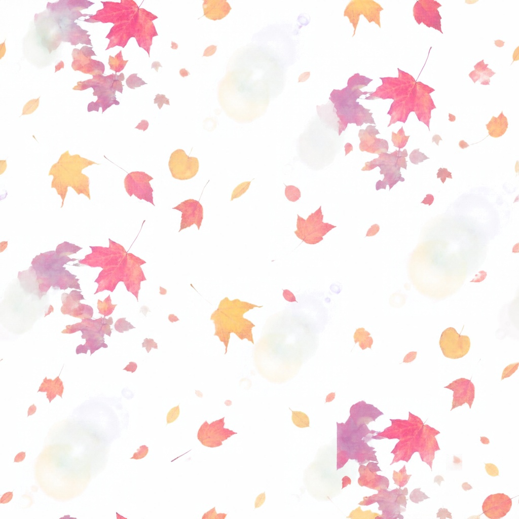 秋のデジタルペーパー12枚セット|紅葉・落ち葉・木の実・チェック柄・水彩|背景素材