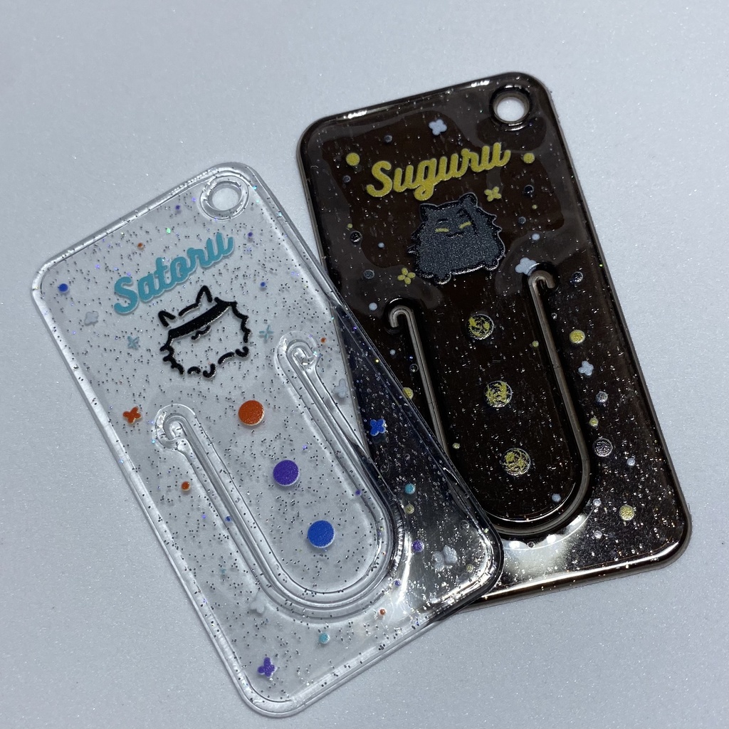 五夏ねこクリアラメブックマーク