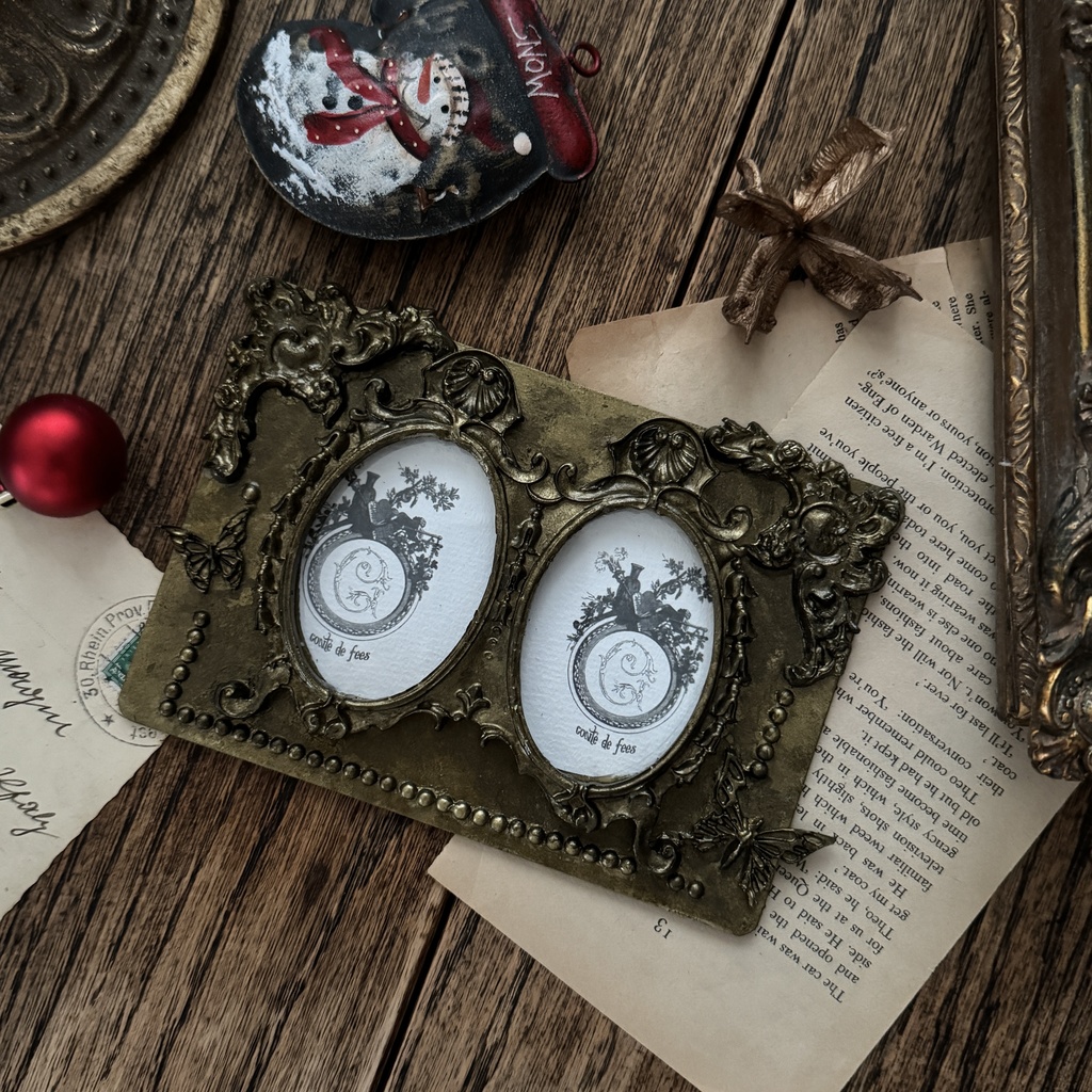 A6 デコケース 【ツインアンティークフレーム】