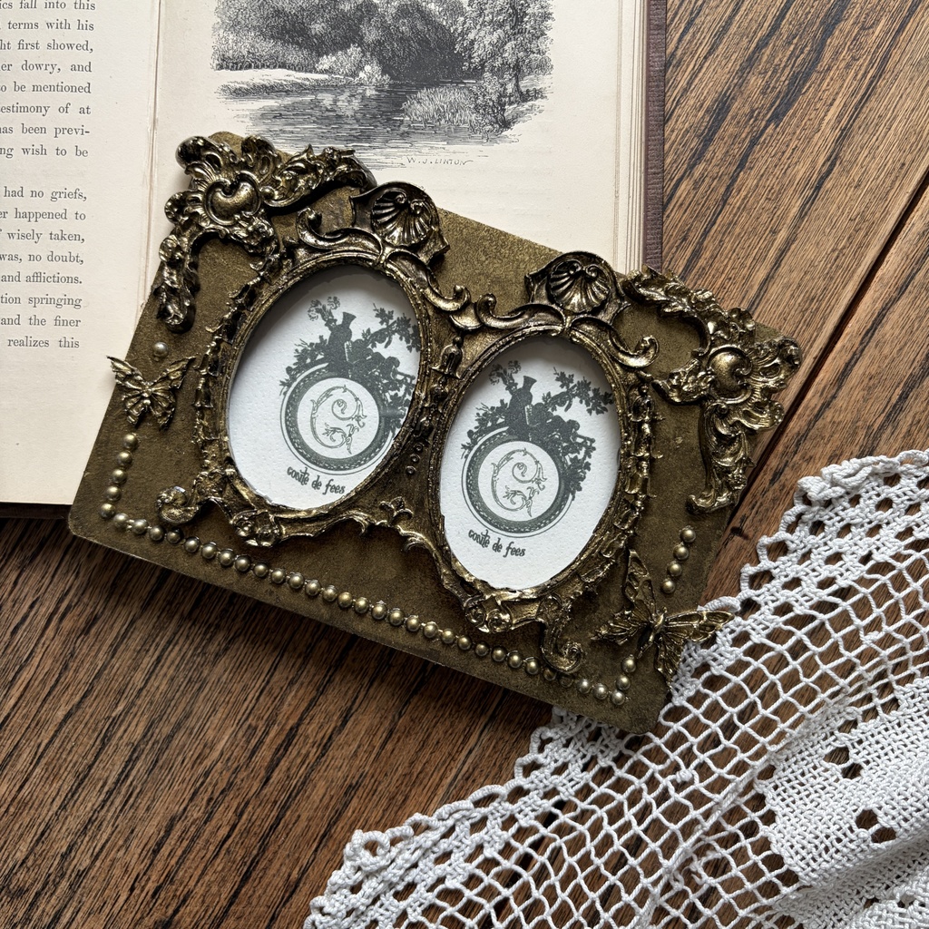 A6 デコケース 【ツインアンティークフレーム】