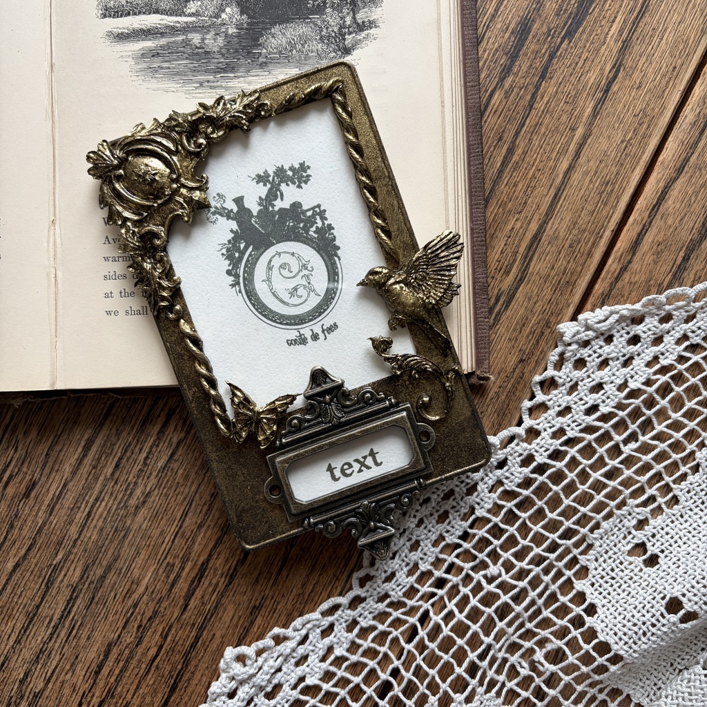 セミオーダートレカデコケース【アンティークフレーム】