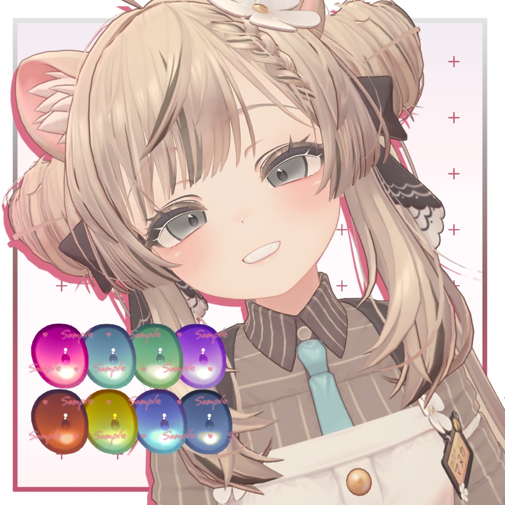 【3アバター対応】きらきらおめめテクスチャ