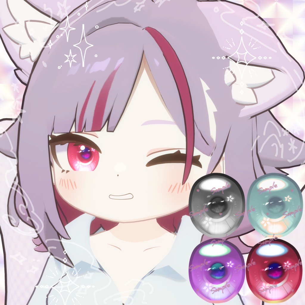 アズキちゃんのお花の瞳