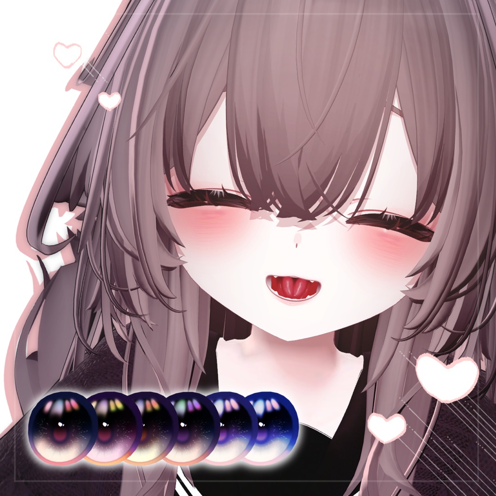 【輝夜対応】Kaguya Eye Makeup Tongue