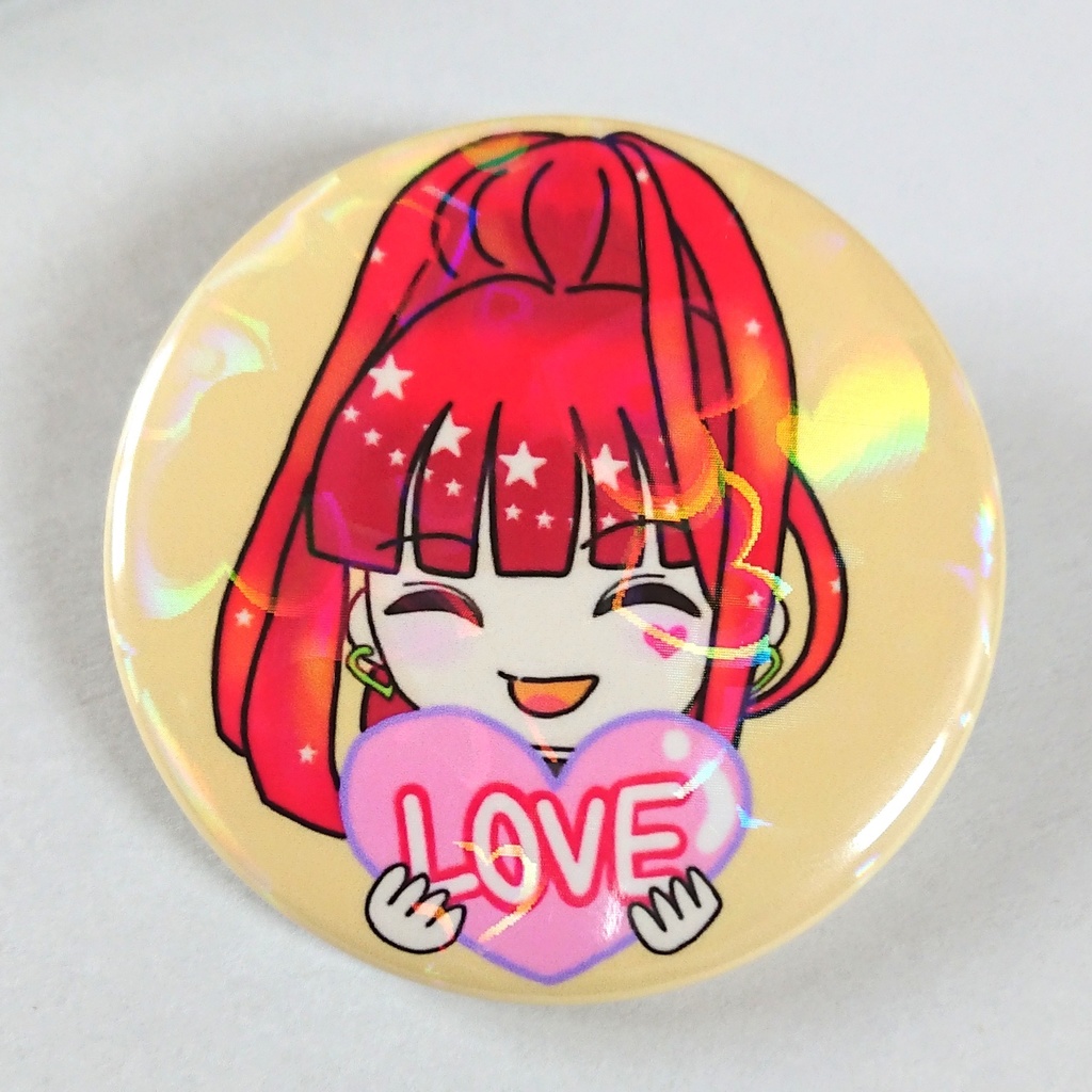 SQちゃんのLOVE缶バッジ