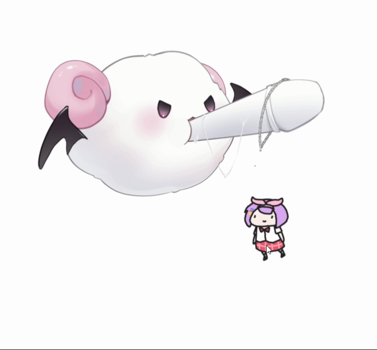 【Live2D Model/Generic Model】White-haired Demon Kitten / Dark Skin / Gender-Fluid (Unisex) / Couple / Sibling Dual Voice Lines / Arcane Magic Blade