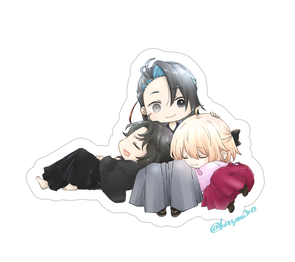 FGO新選組(近土沖)仲良しおすわりアクスタ