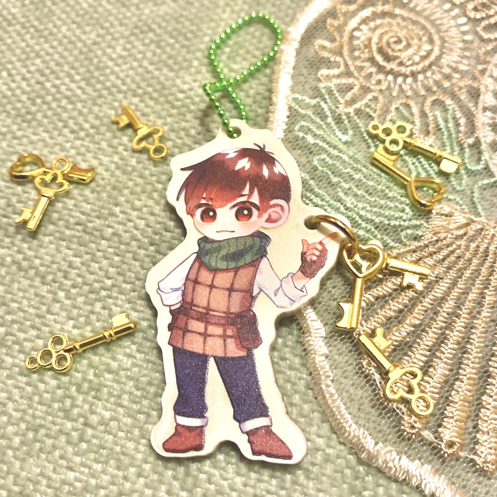 【ダン飯】チルチャック鍵束チャームアクキー