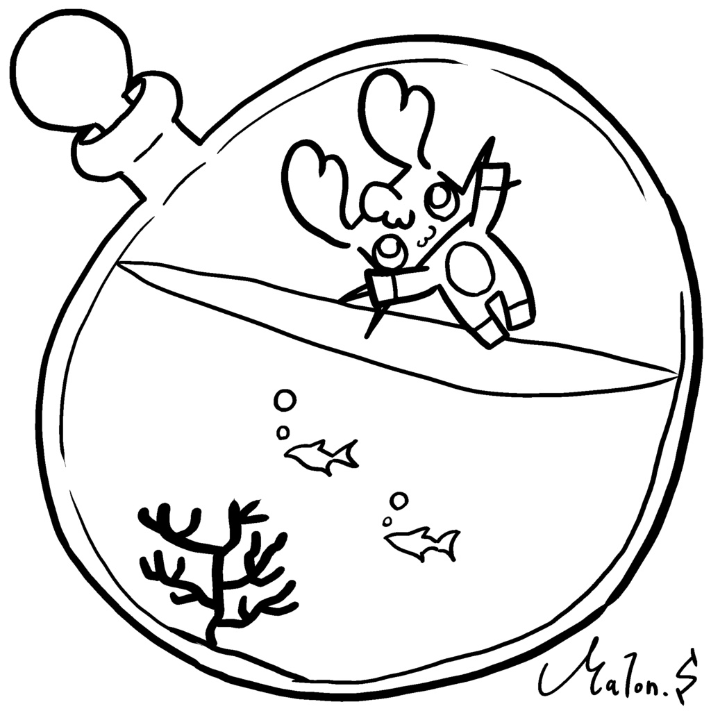 【HappiNess_ColorS】わたし色に染めるもの。(塗り絵)