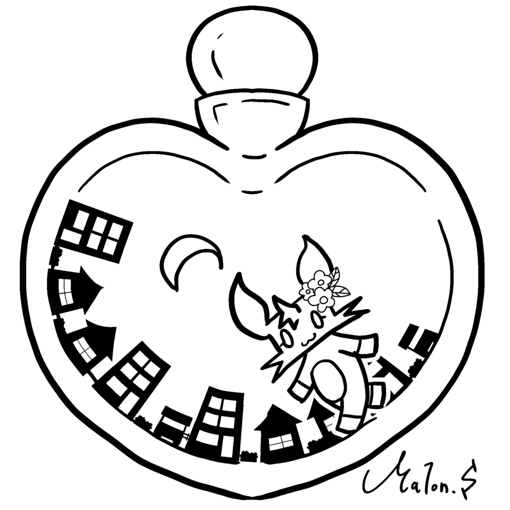 【HappiNess_ColorS】わたし色に染めるもの。(塗り絵)