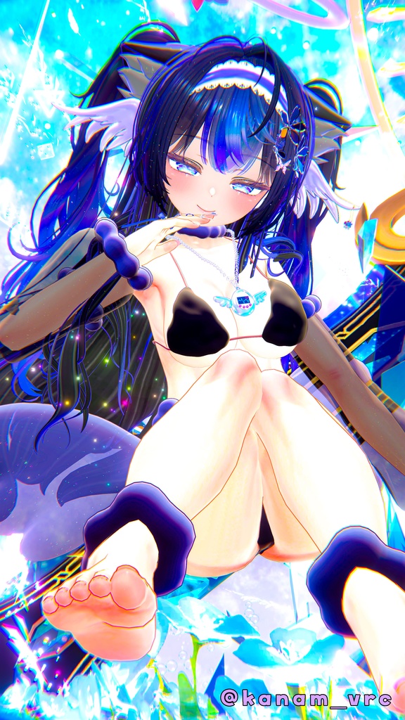 【VRC衣装】☁️雲天使水着☁️【9アバター対応】