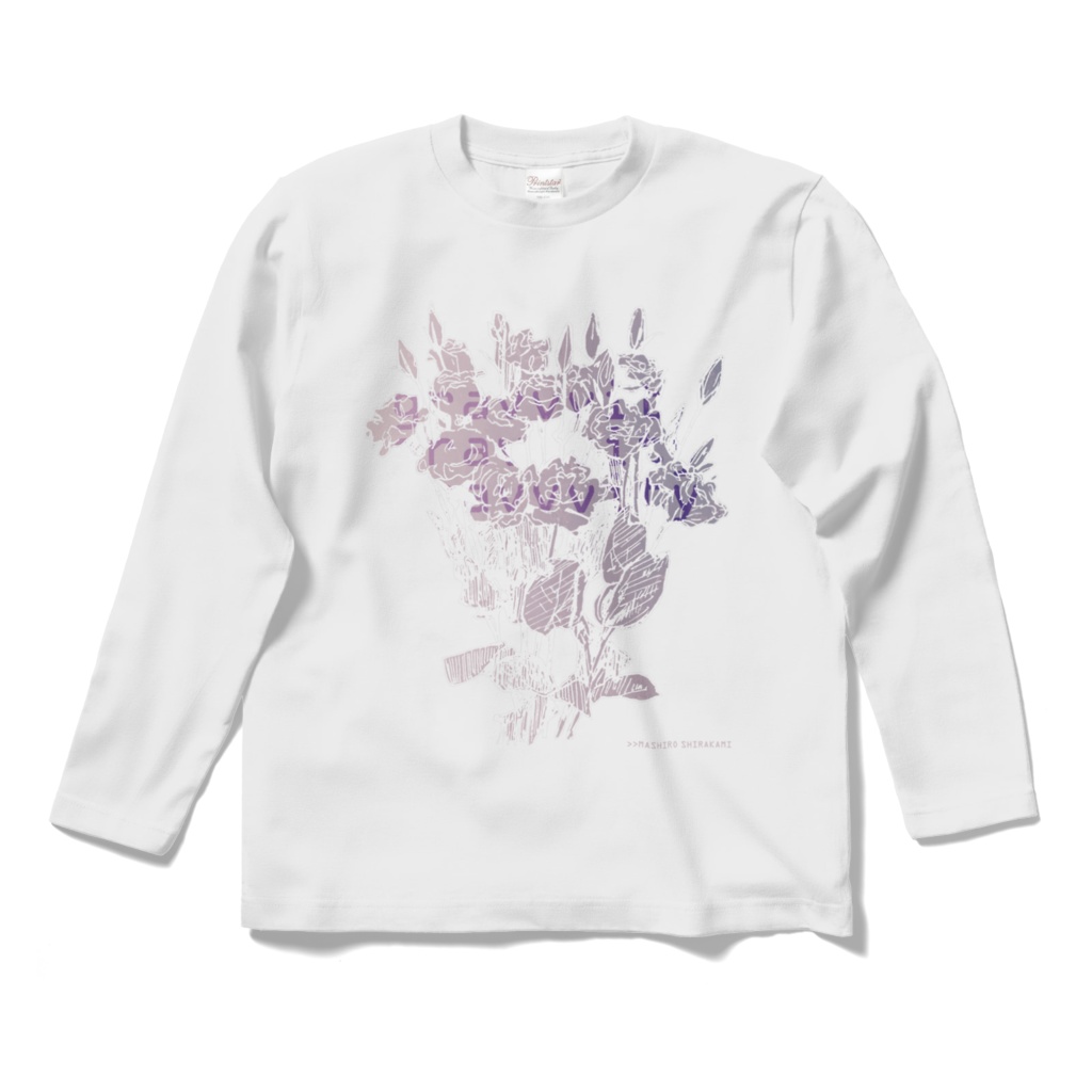 gravvvity ロングスリーブTシャツ "flower"