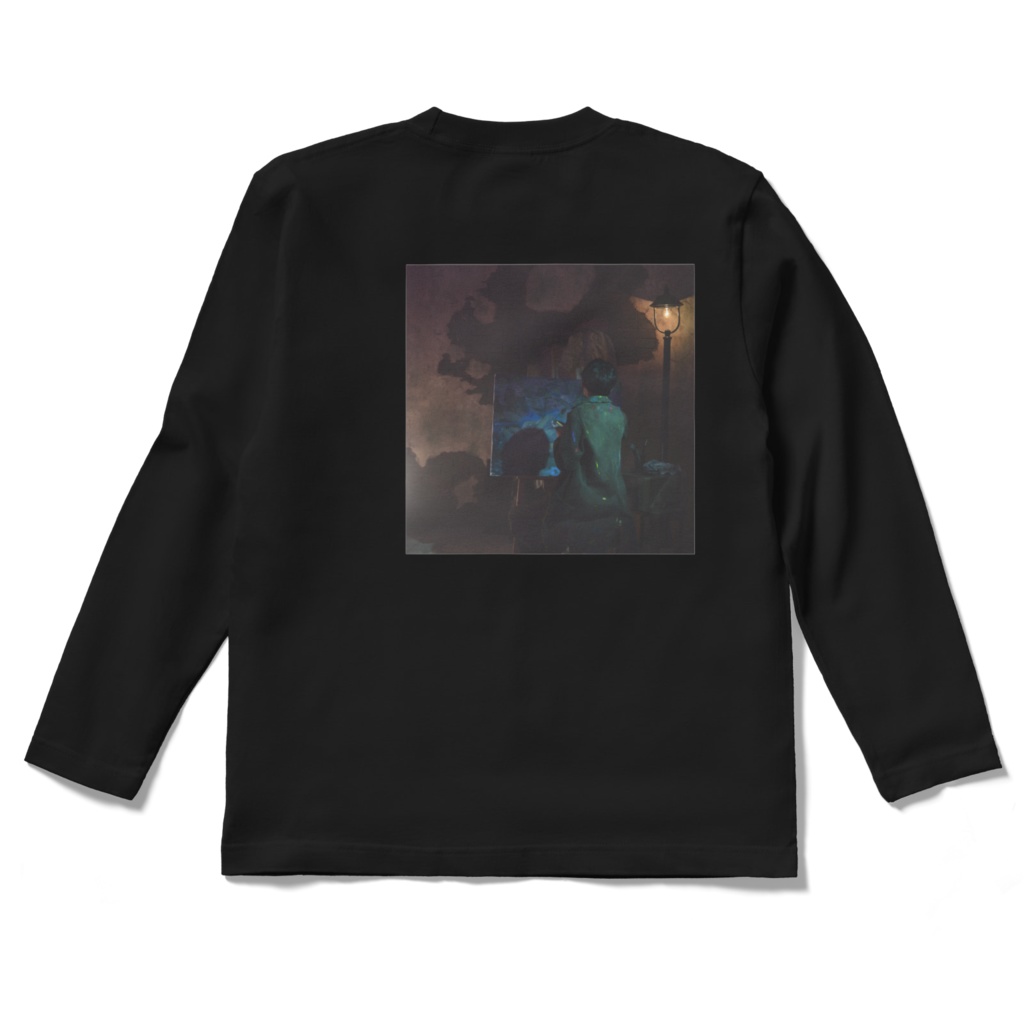 二人の生活 ロングスリーブTシャツ "Painter_Logo"