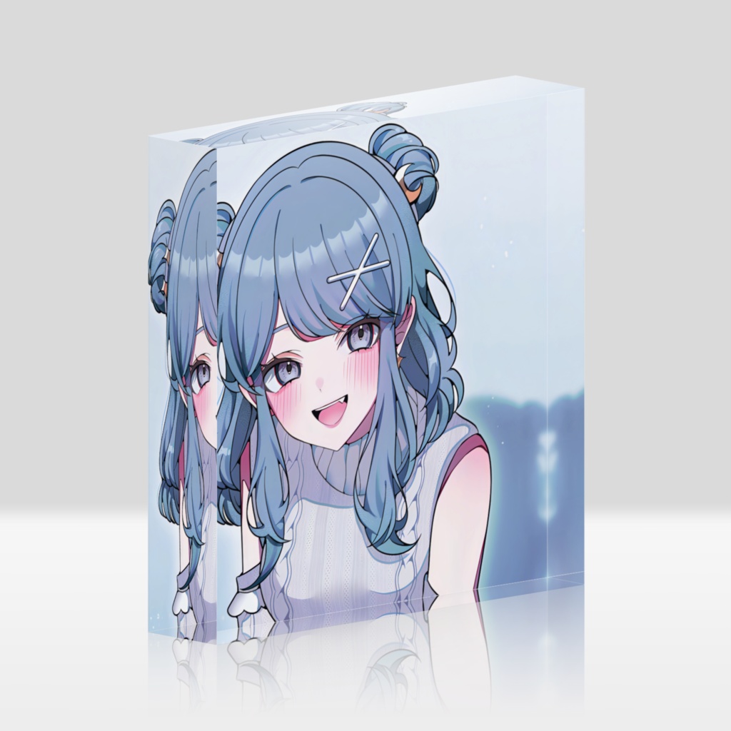 【紺月らぎ】半年記念︎ ✧アクリルブロック
