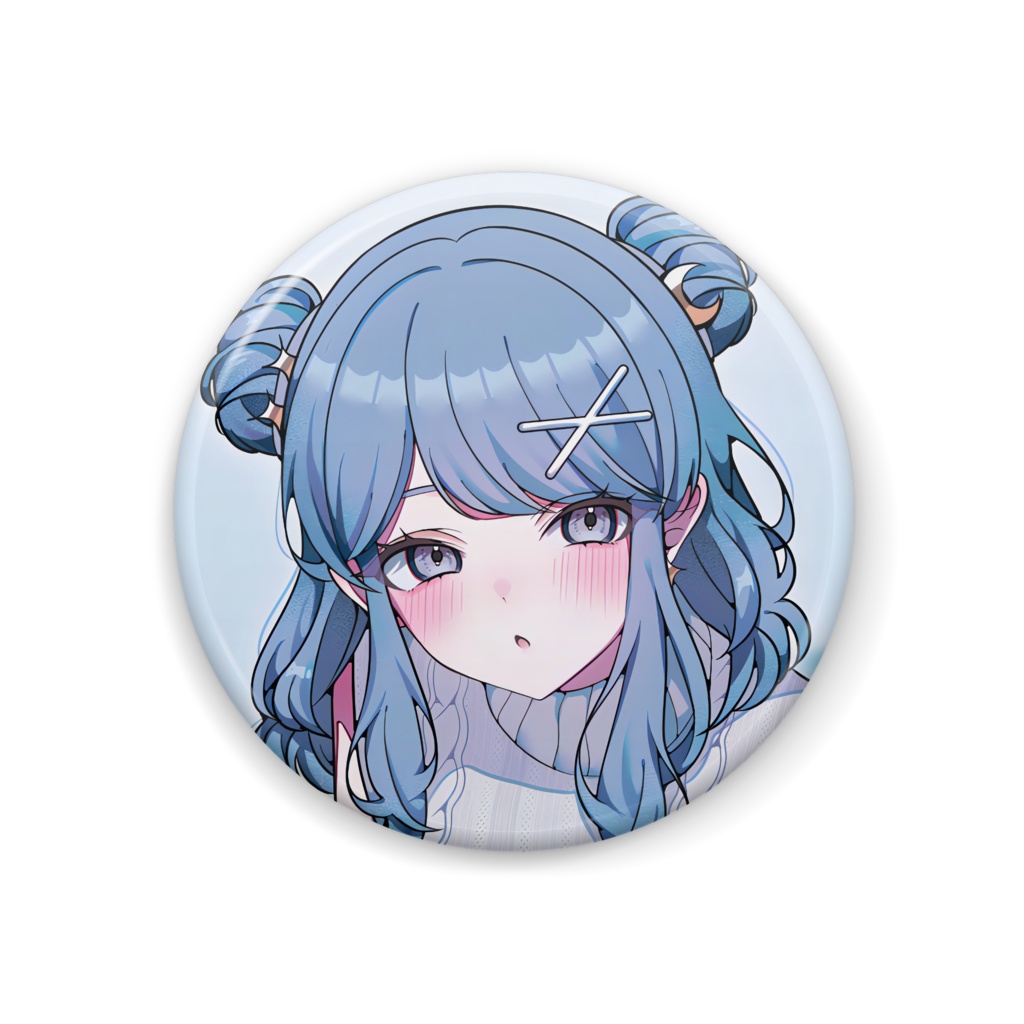 【紺月らぎ】半年記念︎ ✧缶バッジ