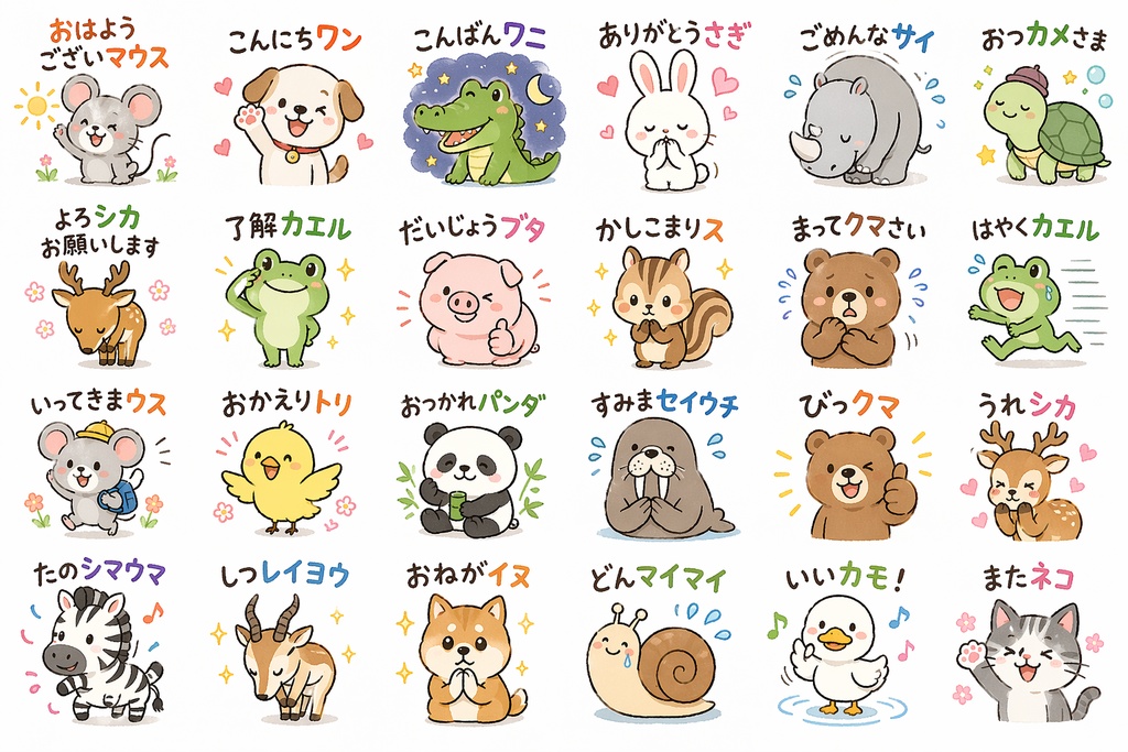 オリジナルLINEスタンプ制作サービス【suzuMin】
