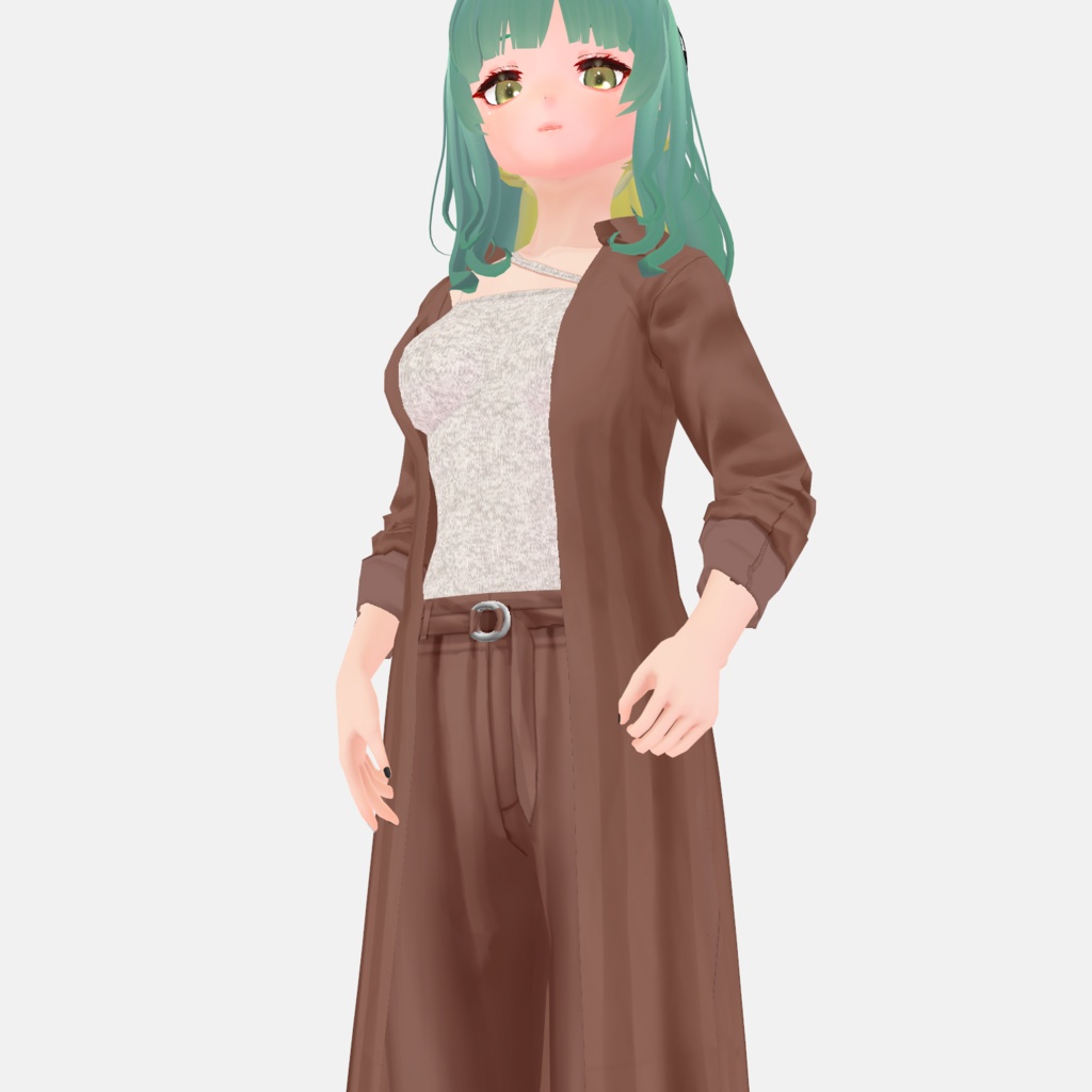 【VRoid】ロングシャツセット Women's Summer Clothing 2022SS