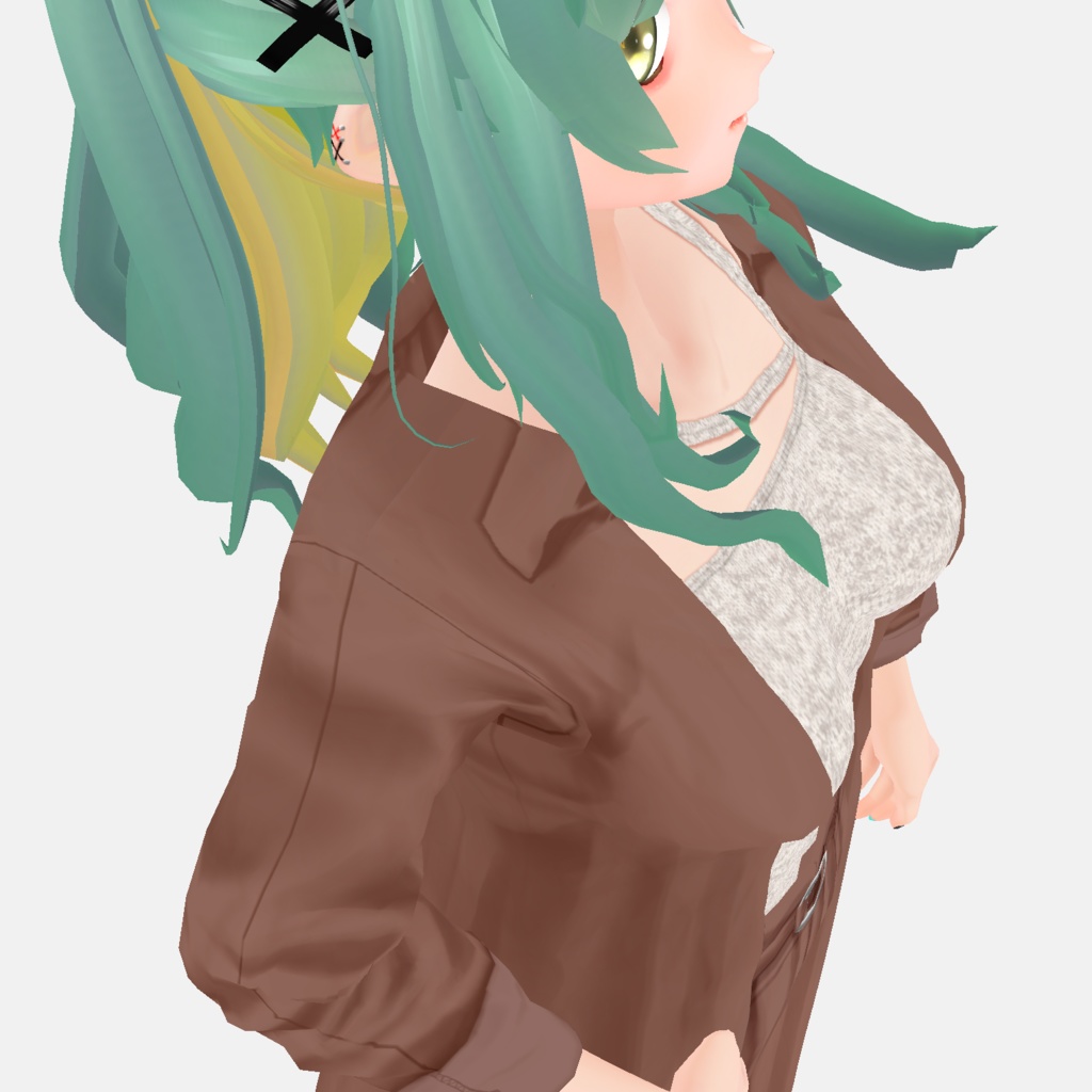 【VRoid】ロングシャツセット Women's Summer Clothing 2022SS