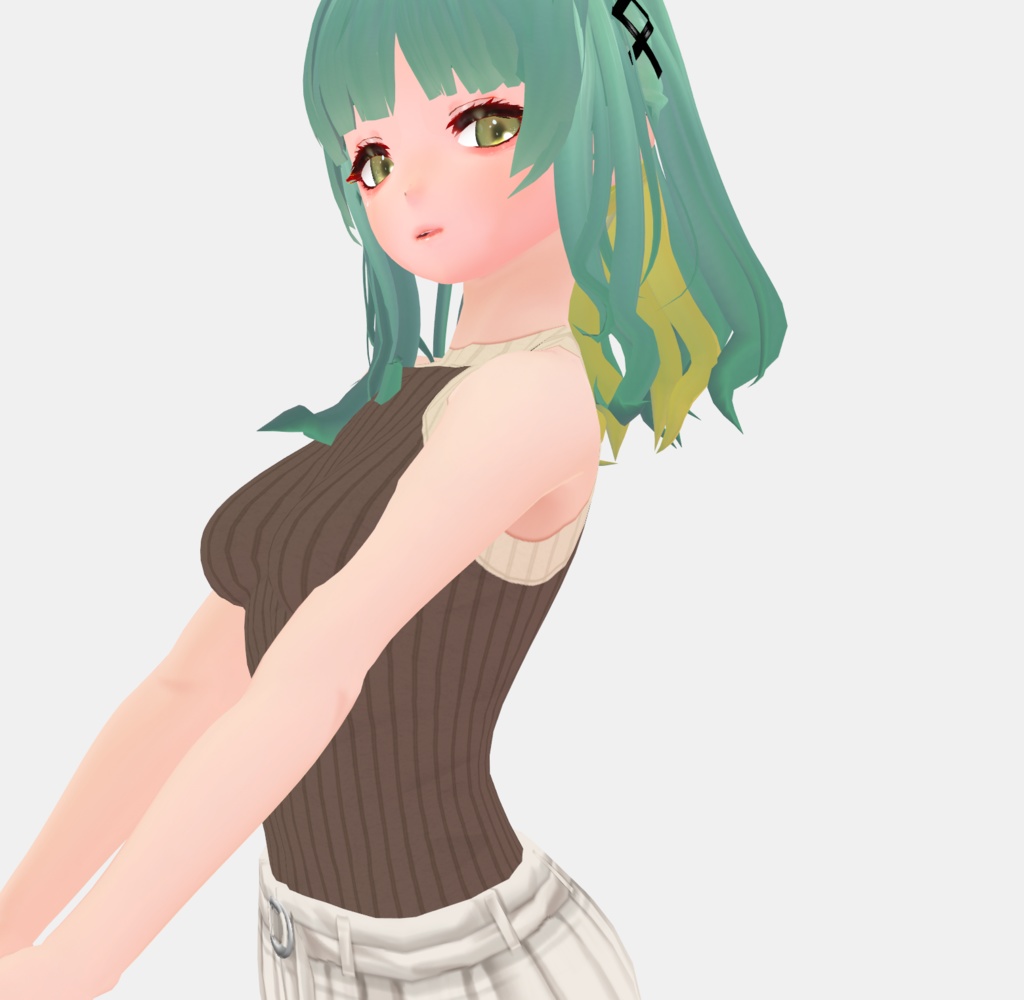 【VRoid】ロングシャツセット Women's Summer Clothing 2022SS