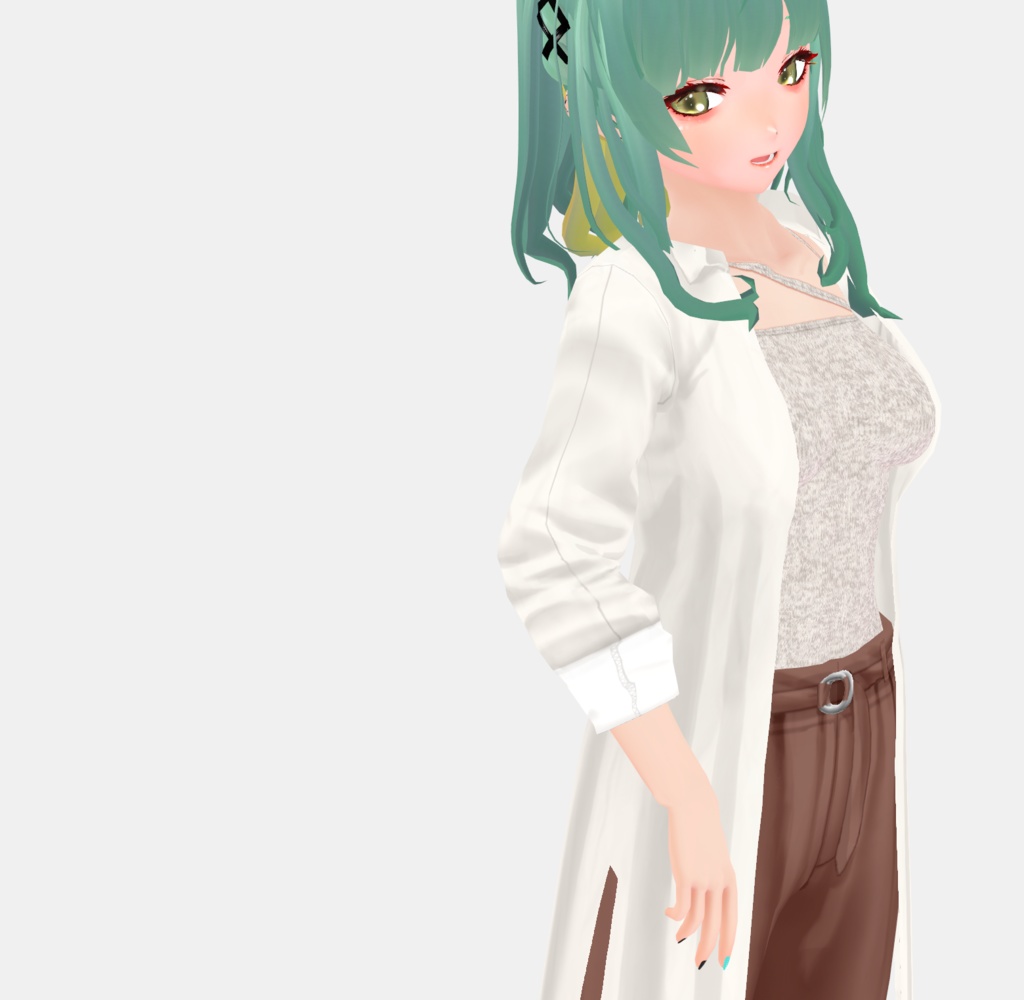 【VRoid】ロングシャツセット Women's Summer Clothing 2022SS