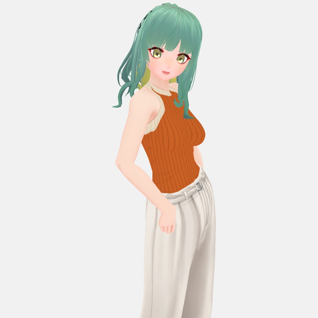【VRoid】ロングシャツセット Women's Summer Clothing 2022SS