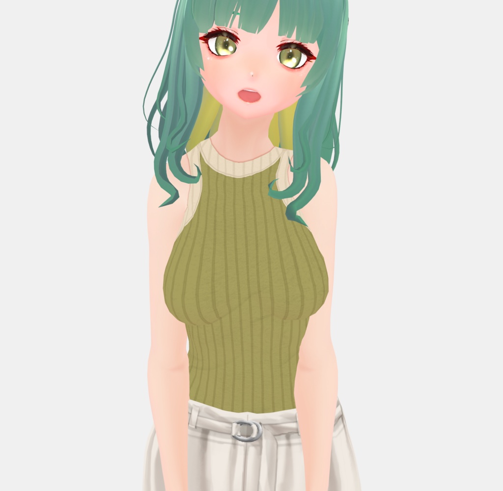 【VRoid】ロングシャツセット Women's Summer Clothing 2022SS