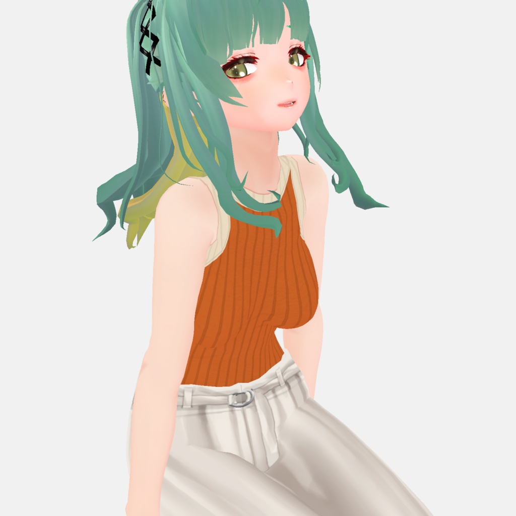 【VRoid】ロングシャツセット Women's Summer Clothing 2022SS