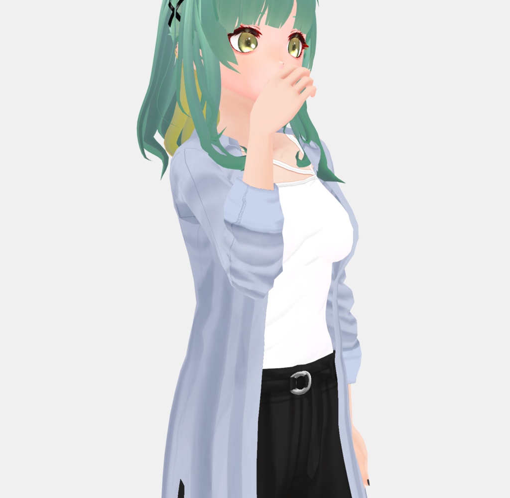 【VRoid】ロングシャツセット Women's Summer Clothing 2022SS