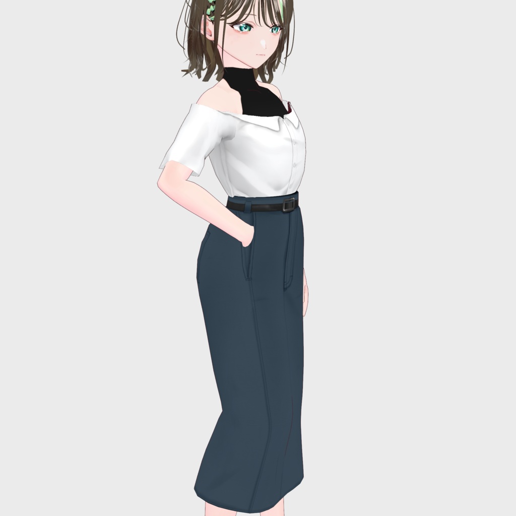 【VRoid】シャツセット Women's Summer Clothing 2022SS