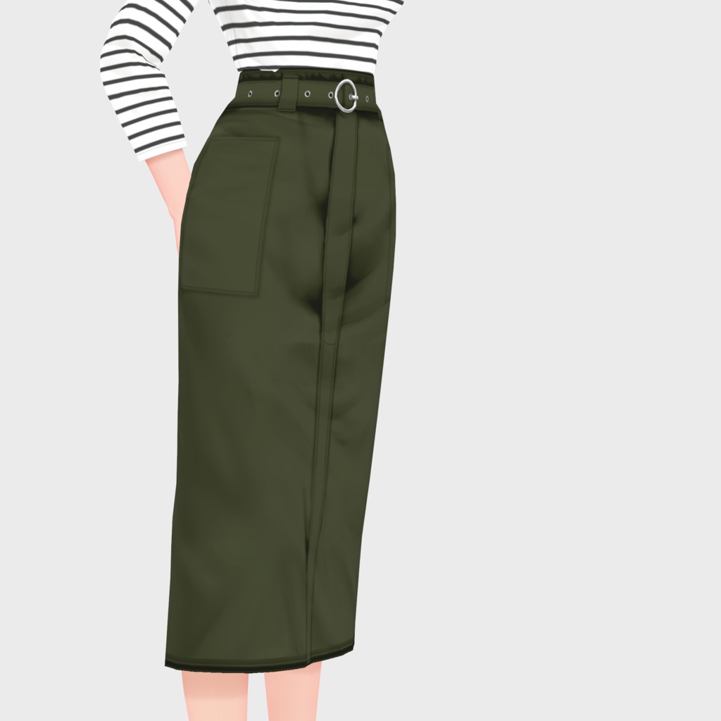 【VRoid】デニムジャケットセット Women's Summer Clothing 2022SS