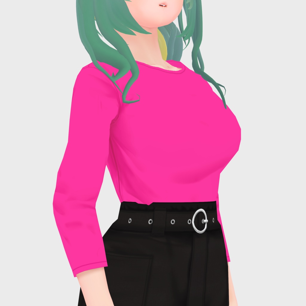 【VRoid】デニムジャケットセット Women's Summer Clothing 2022SS