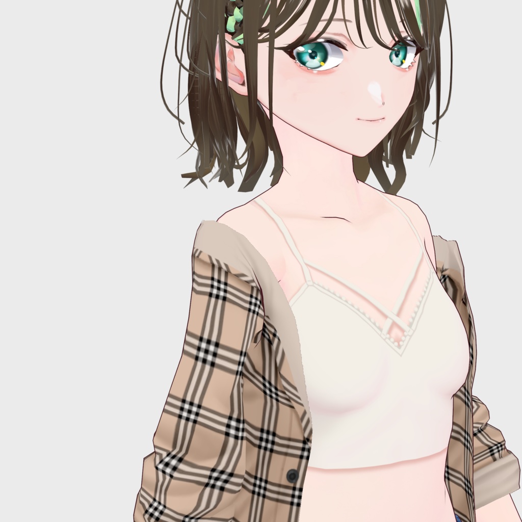 【VRoid】着崩しシャツセット Women's Summer Clothing 2022SS